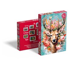 Dėlionė CherryPazzi Flower Deer, 1000 d. kaina ir informacija | Dėlionės (puzzle) | pigu.lt