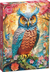 Dėlionė CherryPazzi Quilled Owl, 1000 d. kaina ir informacija | Dėlionės (puzzle) | pigu.lt