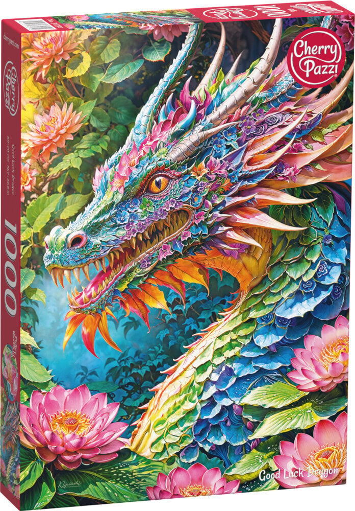 Dėlionė CherryPazzi Good Luck Dragon, 1000 d. kaina ir informacija | Dėlionės (puzzle) | pigu.lt