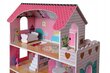 Medinis lėlių namas Funfit Kids Cottage 3893, 70 cm kaina ir informacija | Žaislai mergaitėms | pigu.lt