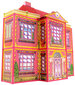 Medinis lėlių namas Funfit Kids My Lovely Villa 1977, 94 cm kaina ir informacija | Žaislai mergaitėms | pigu.lt