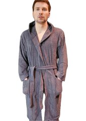 Халат мужской, серый цена и информация | Мужские халаты, пижамы | pigu.lt