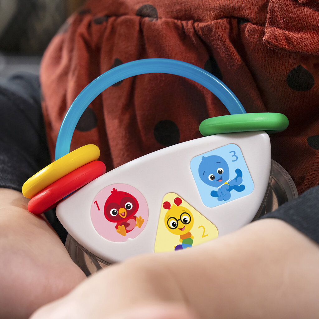 Muzikinis žaislas tambūrinas su barškučiu Baby Einstein Tiny Tambourine™ 3m+ kaina ir informacija | Žaislai kūdikiams | pigu.lt