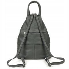 Кожаный женский рюкзак Baltimore, серый цена и информация | Женские сумки | pigu.lt
