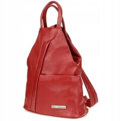 Кожаный женский рюкзак Baltimore, красный цена и информация | Женская сумка Bugatti | pigu.lt