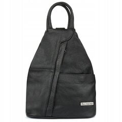 Кожаный женский рюкзак Baltimore, черный цена и информация | Женская сумка Bugatti | pigu.lt