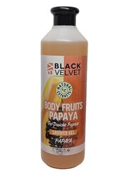 Dušo želė Black Velvet Papaya, 500 ml kaina ir informacija | Dušo želė, aliejai | pigu.lt