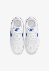 Nike Обувь Court Borough Low White Blue DV5456 110 DV5456 110/4.5 цена и информация | Детская спортивная обувь | pigu.lt