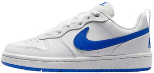 Nike Обувь Court Borough Low White Blue DV5456 110 DV5456 110/4.5 цена и информация | Детская спортивная обувь | pigu.lt