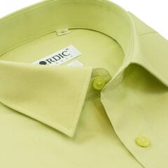 Рубашки однотонные мужские NORDIC, приталенный силуэт - С коротким рукавом 1120FK-45 цена и информация | Рубашка мужская | pigu.lt