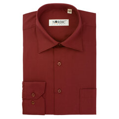 Marškiniai vyrams Nordic, raudoni kaina ir informacija | Vyriški marškiniai | pigu.lt