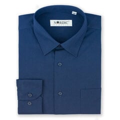 Рубашка для мужчин Nordic, синяя цена и информация | Рубашка мужская | pigu.lt