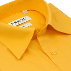 Marškiniai vyrams Nordic, geltoni цена и информация | Рубашка мужская | pigu.lt