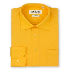 Marškiniai vyrams Nordic, geltoni цена и информация | Рубашка мужская | pigu.lt