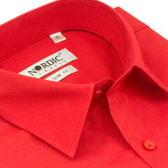 Рубашка для мужчин Nordic, красная цена и информация | Мужские рубашки | pigu.lt
