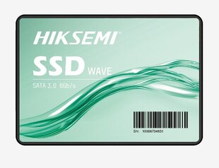 Hiksemi Wave S (HS-SSD-WAVE(S)(STD)/240G/SATA/WW) цена и информация | Внутренние жёсткие диски (HDD, SSD, Hybrid) | pigu.lt