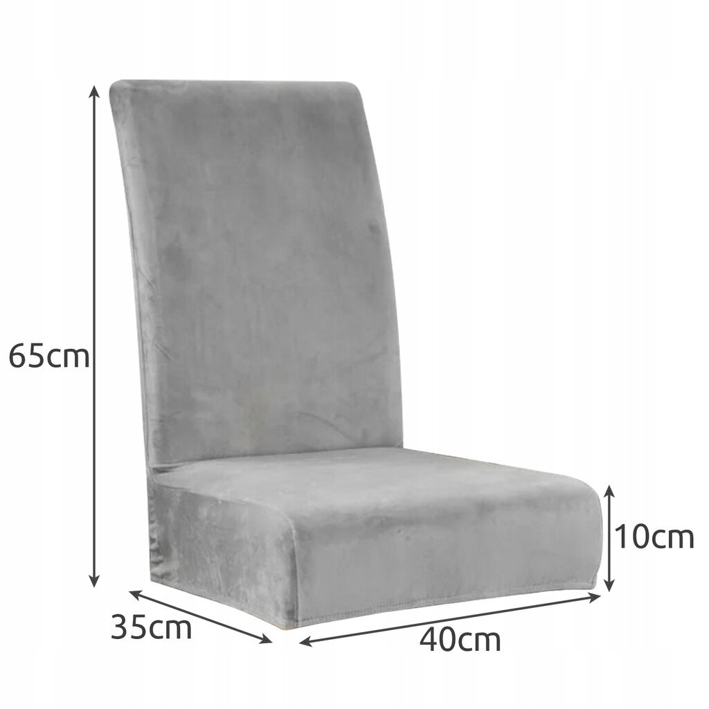 Kėdės užvalkalas, 4 vnt. цена и информация | Baldų užvalkalai | pigu.lt