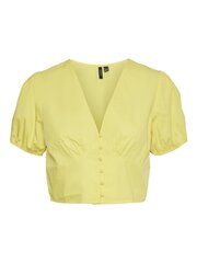 Palaidinė moterims Vero Moda, geltona kaina ir informacija | Palaidinės, marškiniai moterims | pigu.lt
