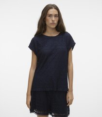 Marškinėliai moterims Vero Moda, mėlyni kaina ir informacija | Marškinėliai moterims | pigu.lt