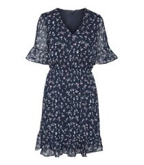 Vero Moda женское платье 10306038*03, тёмно-синий /розовый 5715518228772 цена и информация | Платья | pigu.lt