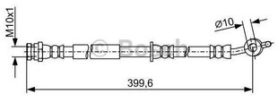 Тормозной шланг BOSCH для Mazda 2 Hatchback (de, Dh) 1987481947 D65143990 цена и информация | Автопринадлежности | pigu.lt