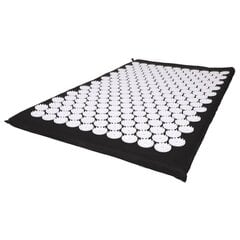 Akupresūros kilimėlis, 74 x 43 cm, juodas kaina ir informacija | Masažo reikmenys | pigu.lt