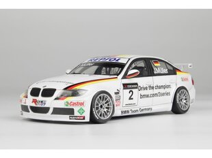 Сборная пластиковая модель. NuNu - BMW 320si E90 2008 WTCC Brands Hatch Winner, 1/24, 24037 цена и информация | Конструкторы и кубики | pigu.lt
