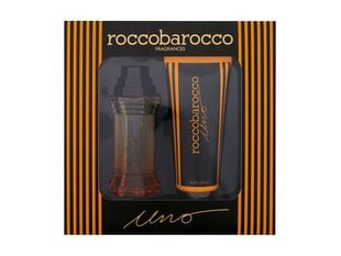 Rinkinys Roccobarocco moterims/vyrams: kvapusis vanduo EDP 100ml, kūno losjonas 200 ml. kaina ir informacija | Kvepalai moterims | pigu.lt