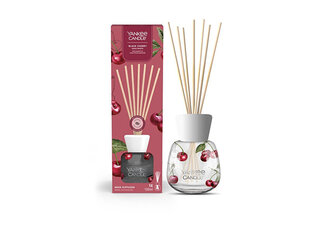 Namų kvapas su lazdelėmis Yankee Candle The Signature Black Cherry Reed, 100 ml kaina ir informacija | Yankee Candle Kvepalai, kosmetika | pigu.lt