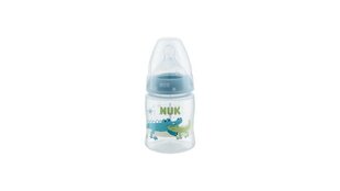 Buteliukas Nuk First Choice+ 0-6 mėn, 150 ml, mėlynas цена и информация | Бутылочки и аксессуары | pigu.lt