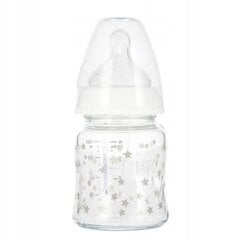 Stiklinis buteliukas Nuk First Choice+ 0-6 mėn, 120 ml, baltas kaina ir informacija | Buteliukai kūdikiams ir jų priedai | pigu.lt