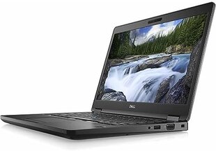 Dell Latitude 5490 14", Intel Core i5-8350U, 8GB, 256GB SSD, be OS, Juodas цена и информация | Ноутбуки | pigu.lt