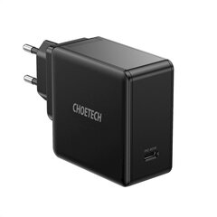Быстрое зарядное устройство, Choetech Q40041, USB Type-C PD 60 Вт, 3 А, черный цена и информация | Зарядные устройства для телефонов | pigu.lt