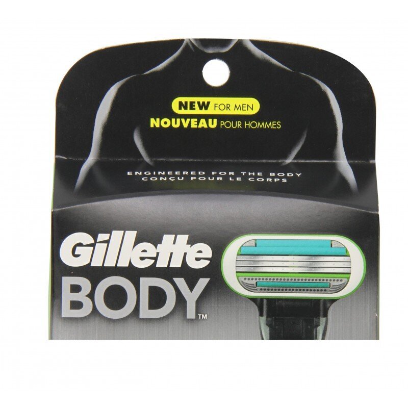 Skutimosi galvutė Gillette Body, 1 vnt. цена и информация | Skutimosi priemonės ir kosmetika | pigu.lt