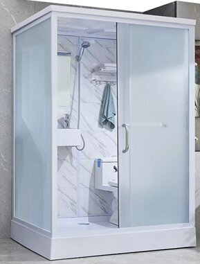 Atskirai pastatomas vonios kambarys su WC kaina ir informacija | Dušo kabinos | pigu.lt