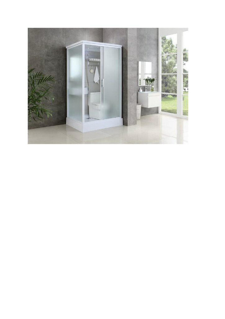 Atskirai pastatomas vonios kambarys su WC цена и информация | Dušo kabinos | pigu.lt