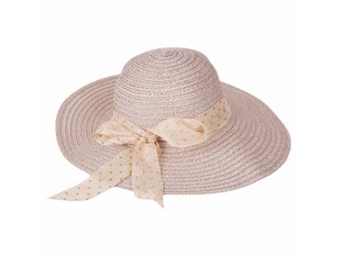 Moterų paplūdimio skrybėlė šiaudų vasaros juosta 8447 kaina ir informacija | Kepurės moterims | pigu.lt