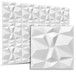 3d lubų apdailos plokštės deccart bursztyn balta 3m2 - už 12 vnt. kaina ir informacija | Lubų, sienų dekoro elementai | pigu.lt