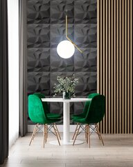 3d lubų apdailos plokštės deccart bursztyn juoda 2m2 - už 8 vnt. kaina ir informacija | Lubų, sienų dekoro elementai | pigu.lt