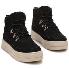Кроссовки на платформе черные Liker 38 BL303P BLACK 38 цена и информация | Спортивная обувь, кроссовки для женщин | pigu.lt