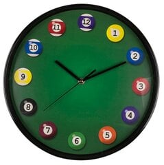 Sieninis laikrodis Biliardas, žalias, 1 vnt. kaina ir informacija | Kitos originalios dovanos | pigu.lt