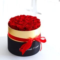 Gėlių dėžutė Rožės XXL kaina ir informacija | Dirbtinės gėlės | pigu.lt