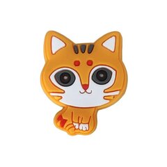 Резиновая эмблема Crocs Значок Crocs Badge Cats Рыжий кот 27-01 цена и информация | Детские резиновые сабо | pigu.lt
