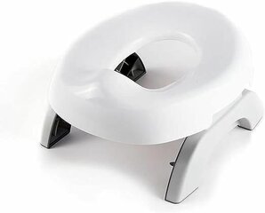 Kelioninis puodukas - tualeto kėdutė kūdikiams 2-in-1, white/grey kaina ir informacija | Naktipuodžiai | pigu.lt