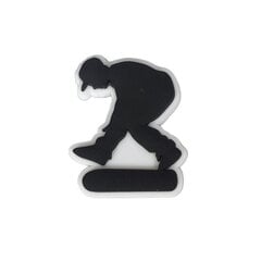Crocs Резиновая булавка-эмблема Skater Skejter Badge 574-12 цена и информация | Детские резиновые сабо | pigu.lt