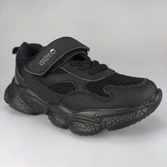 Спортивные туфли черные Gelteo 27 F-808 BLACK 27 цена и информация | Детская спортивная обувь | pigu.lt