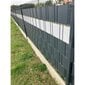 Tvoros juosta 19cmx35m 450g/m2, antracitas kaina ir informacija | Tvoros ir jų priedai | pigu.lt