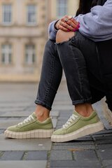 Sportiniai batai moterims, žali kaina ir informacija | Sportiniai bateliai, kedai moterims | pigu.lt