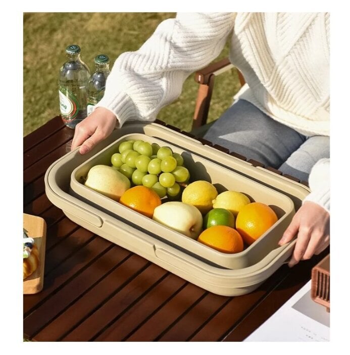Sulankstomas pikniko krepšys 3in1, 15l kaina ir informacija | Kuprinės ir krepšiai | pigu.lt