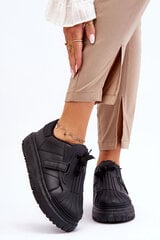 Женская спортивная обувь черного цвета Follow The Stars 6401-21 BLACK цена и информация | Спортивная обувь, кроссовки для женщин | pigu.lt